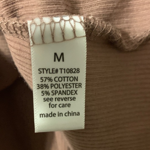 Active Basic Tan Tank Top - Picture 3 of 4